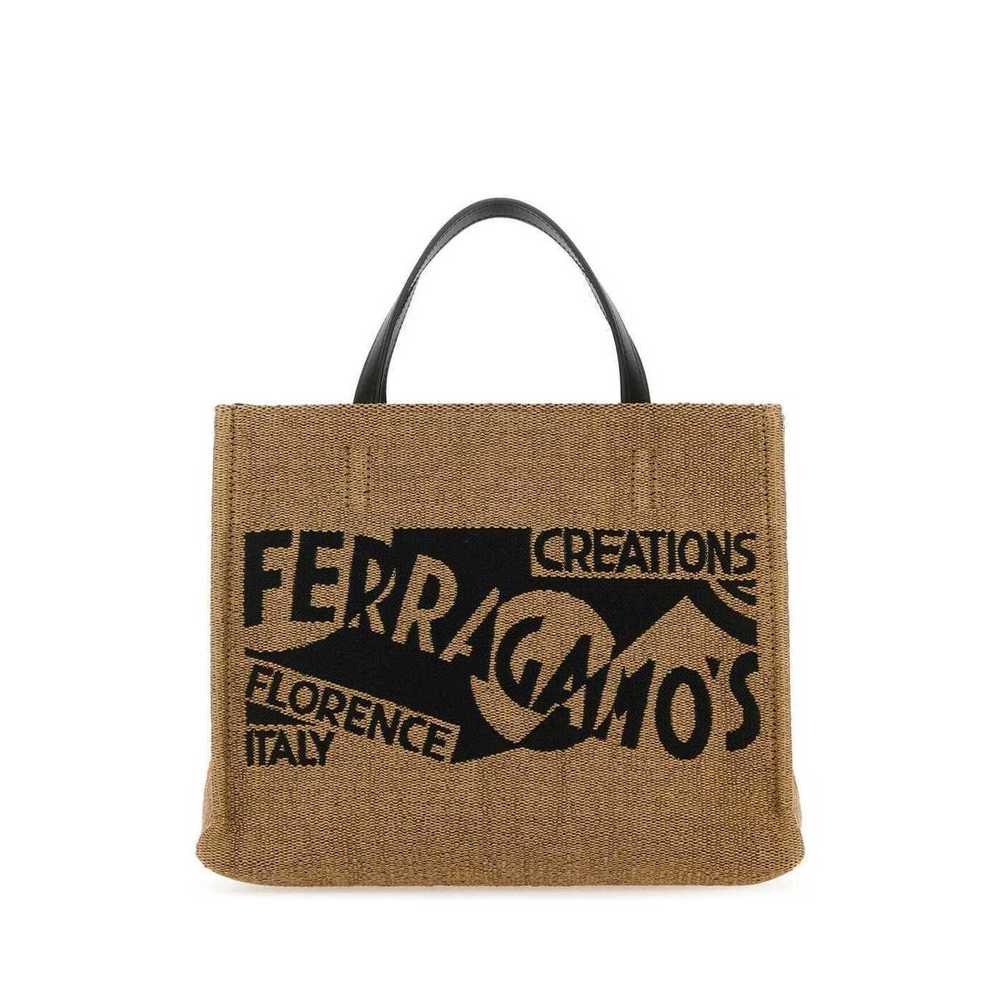 Ferragamo Miele Nero Tote Bag
